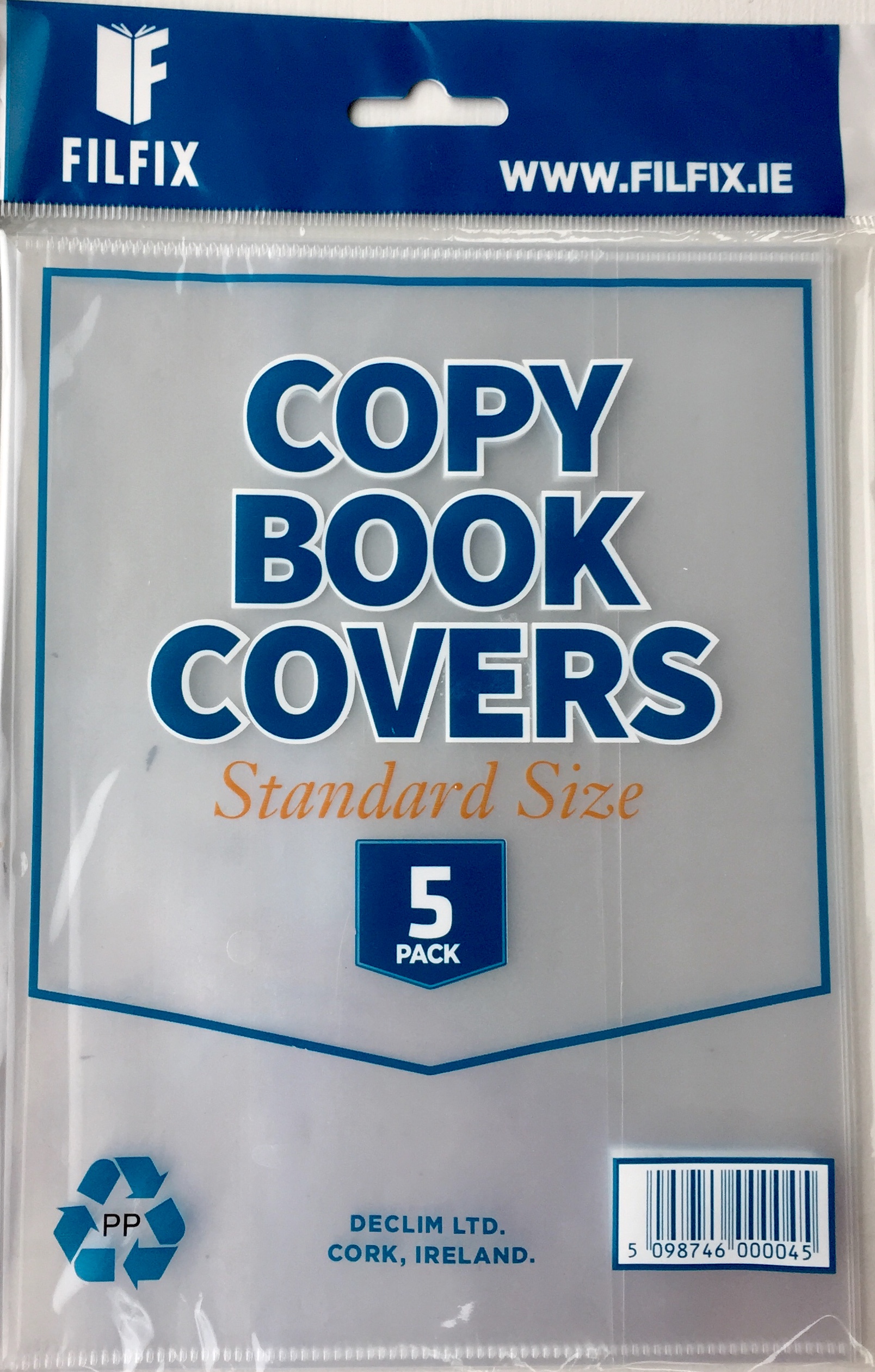Filfix Copy Covers-Clear (5 Pack) Standard Size